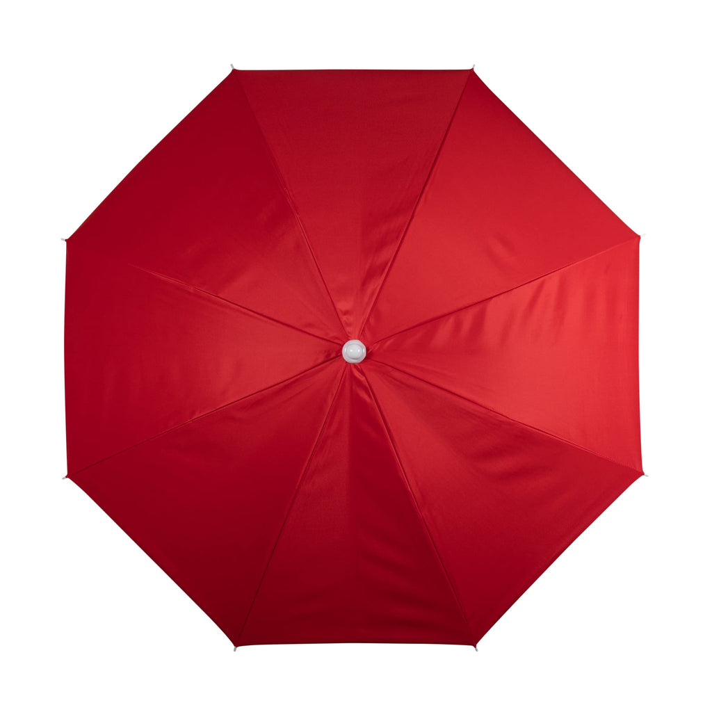 Oniva - A Picnic Time Brand Outdoor Canopy Sunshade Beach Umbrella 5.5' - Small Patio Umbrella - Beach Chair Umbrella, (Red)