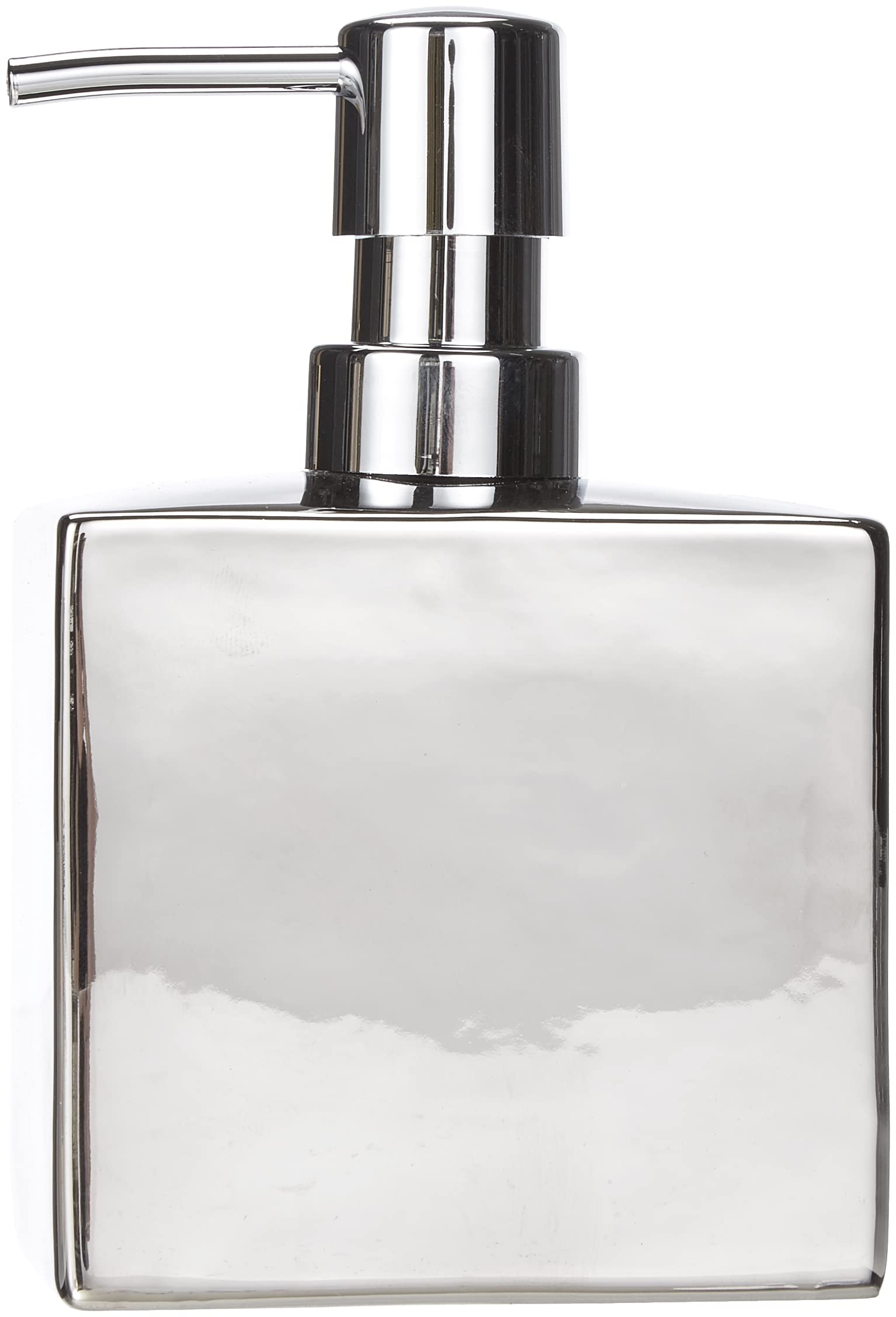 Kleine Wolke Glamour Chic Porcelain Soap Dispenser 5.83'' T X 3.86'' W (Silver)