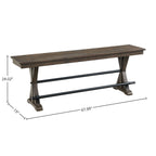Sullivan Backless Counter Bench, 68"