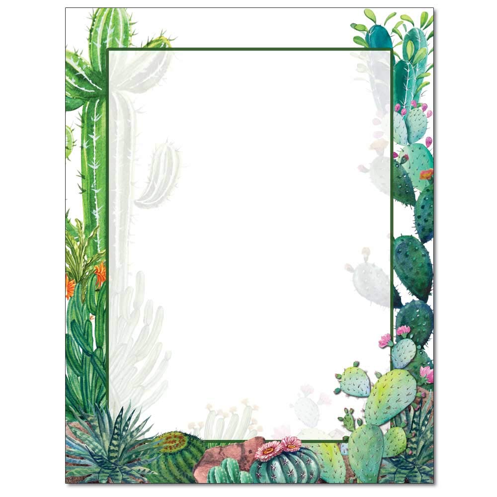 Cactus Letterhead Laser & Inkjet Printer Paper (25 Sheets)