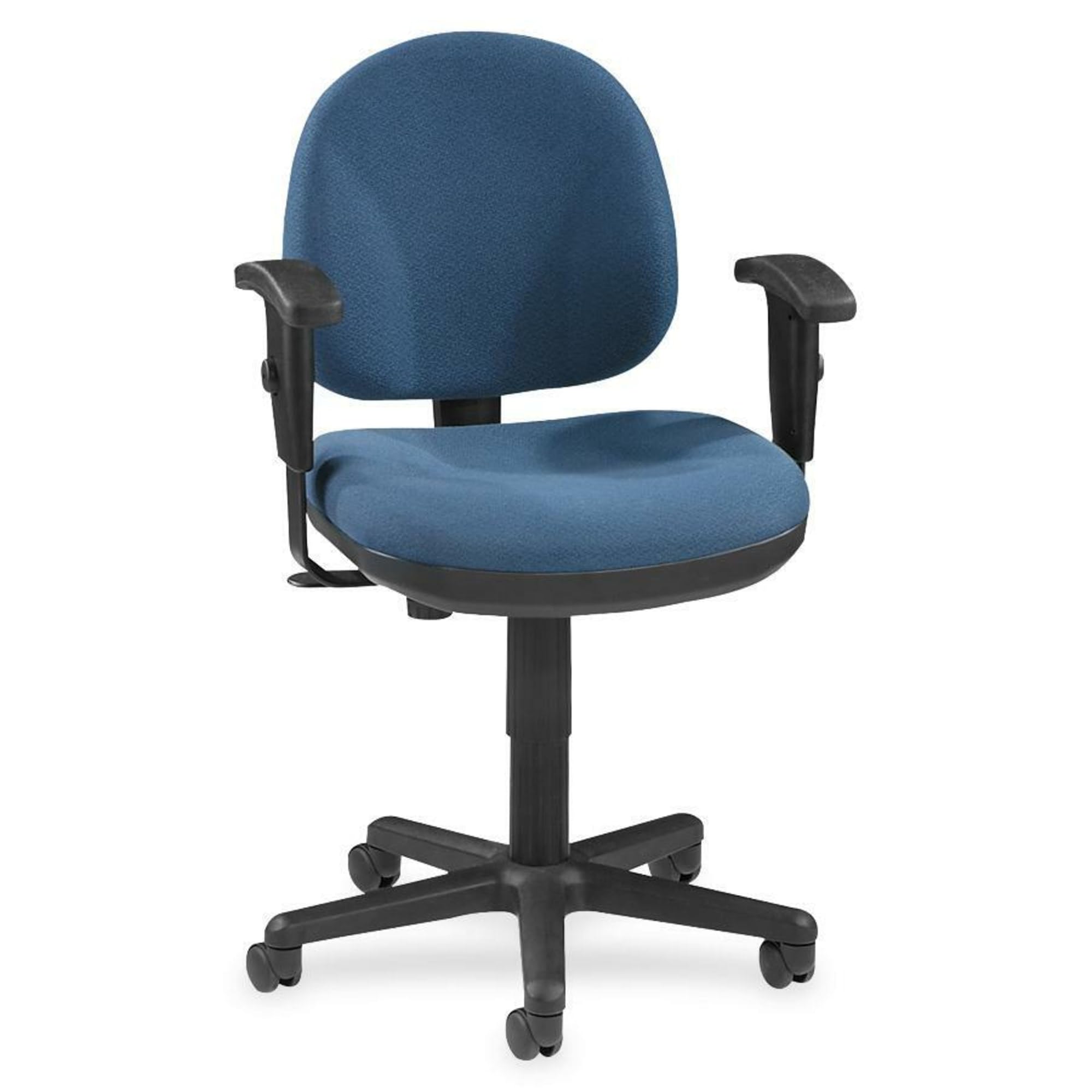 Lorell Millenia Pneumatic Adjustable Task Chair, Blue