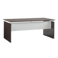 Mayline MNDS63LDC Medina Straight Edge Desk, 63"W, Mocha Laminate