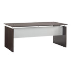 Mayline MNDS63LDC Medina Straight Edge Desk, 63"W, Mocha Laminate