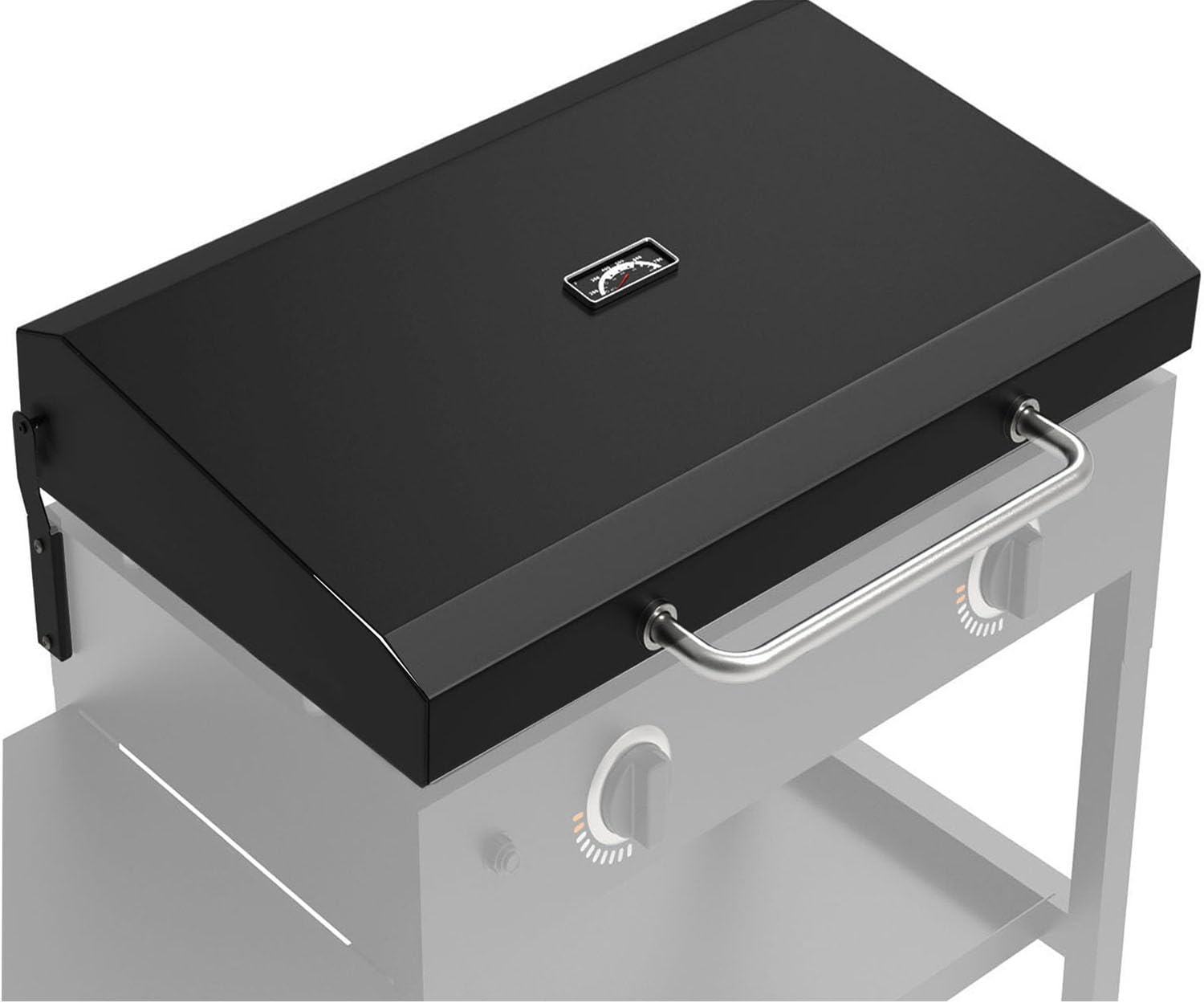 Hinged Lid For Blackstone 28 Inch Griddle, Griddle Hard Cover Hood Accessories With Thermometer For Blackstone Grill 1517 1853 1