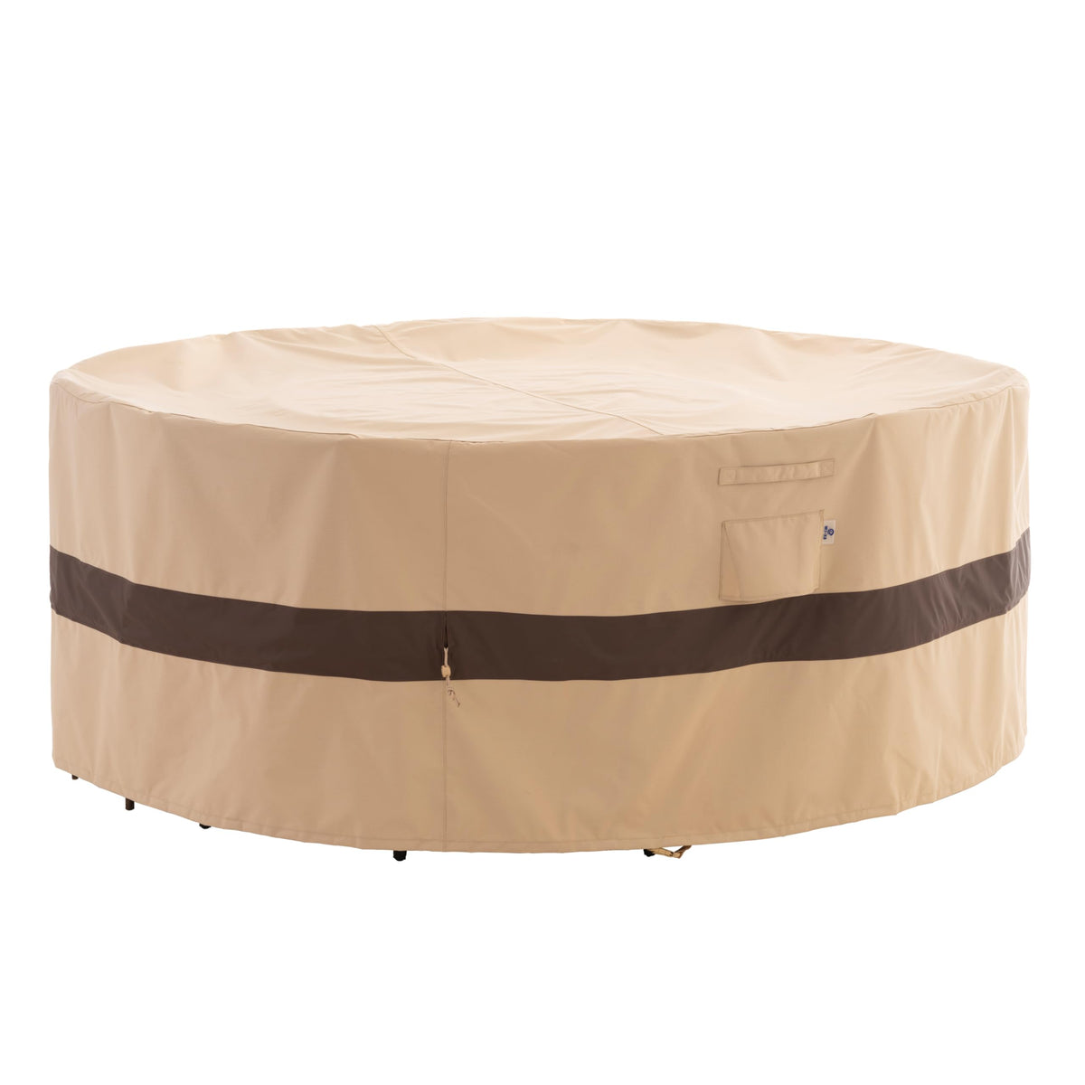 Wj-X3 Round Patio Furniture Cover, 62' D X 31' H, Waterproof, Uv Resistant, Anti-Fading Outdoor Cover For Round Dining Table A