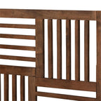 Baxton Studio Gemma Mid-Century Modern Transitional Walnut Brown Finished Wood Twin Size Platform Bed