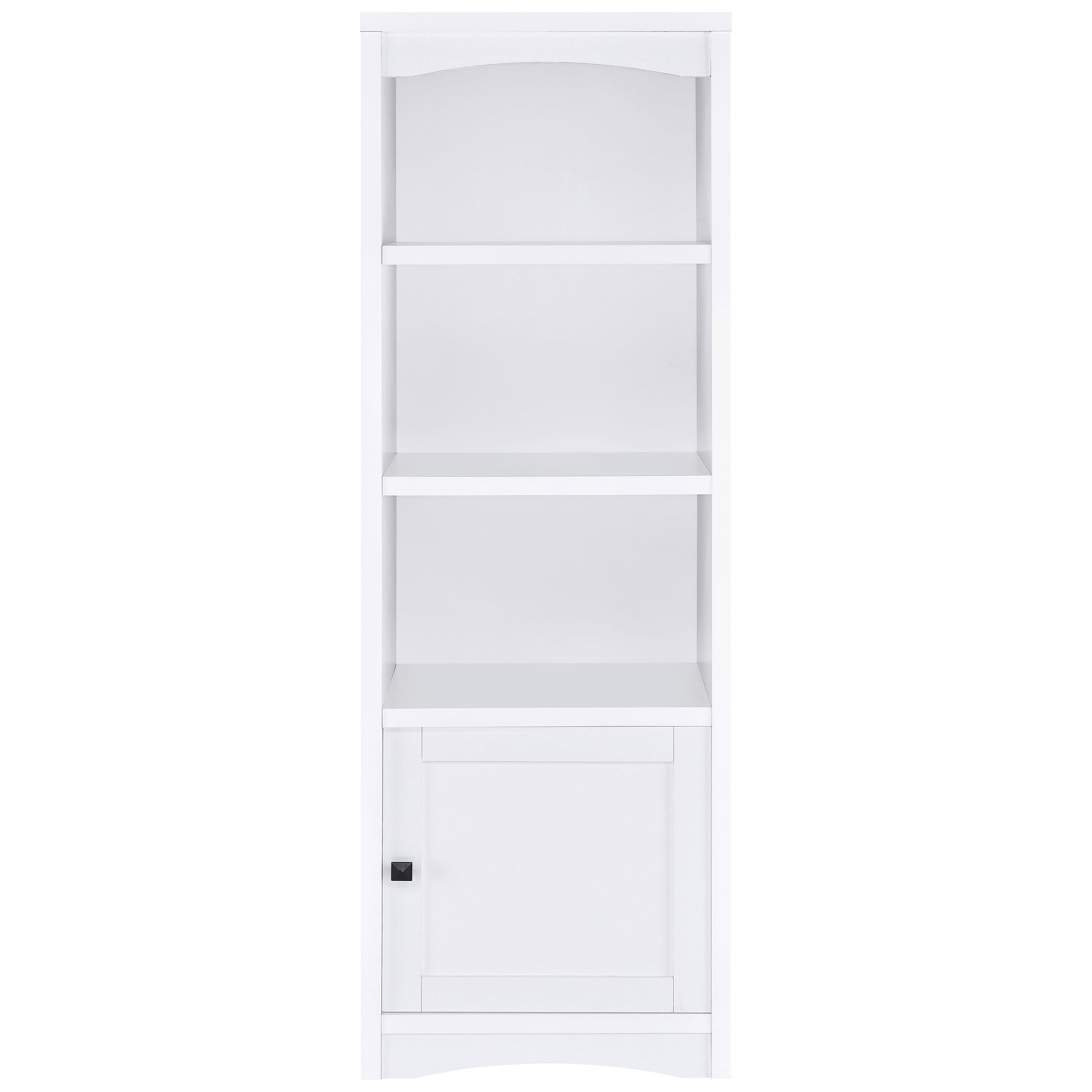 Coaster Home Furnishings Laughlin 3-Shelf Engineered Wood Media Tower White