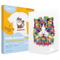 Stampcolour Sublimation Paper Heat Transfer Paper 8.5X11 Inch A4 130 Sheets For Any Epson Hp Canon Sawgrass Inkjet Printer With