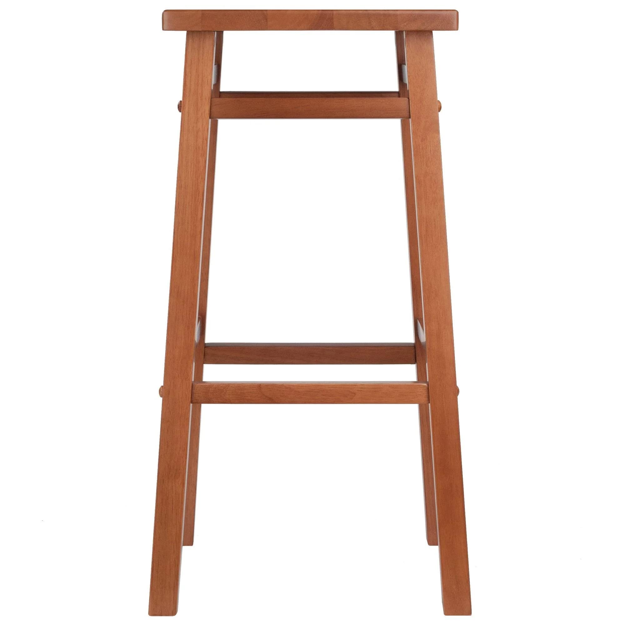 Winsome Carter 29' Teak Finish Bar Stool