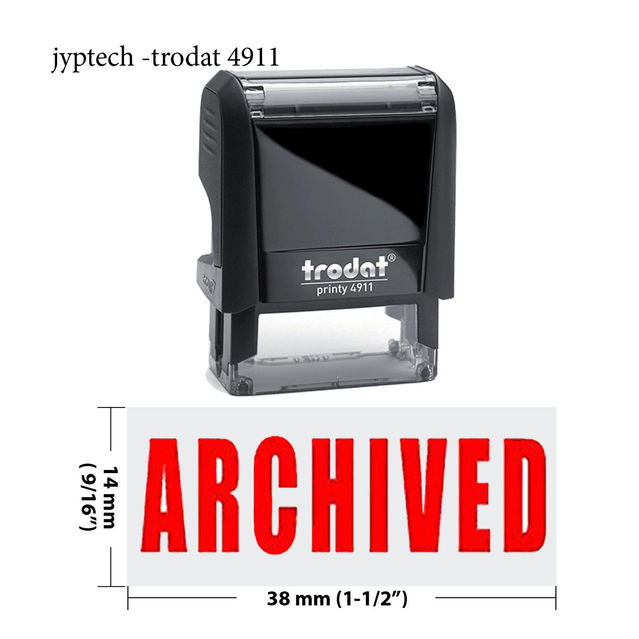 Archived Stamp - Business Stamp Self Inking Stamp Office Stamp Accounting Stamp Ink Stamp For Business Self Ink Stamp Rubber Sta