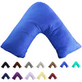 Taoson 100% Cotton 300 Thread Count Soild Envelope Style V Shaped/Tri/Boomerang Standard Pillow Case Cushion Cover Only Cover No