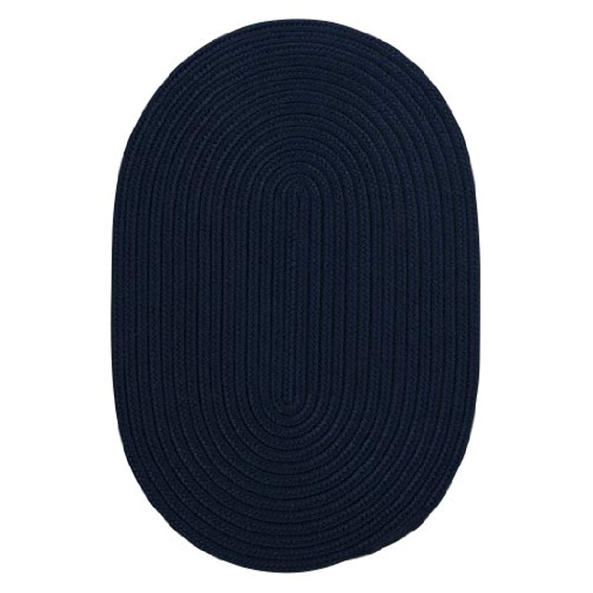 Boca Raton Navy Rug Rug Size: Round 9'