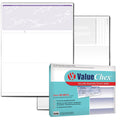 Versacheck Valuechex - 55 Blank Business Voucher Checks - Purple Prestige - 55 Sheets Form #1000 - Check On Top