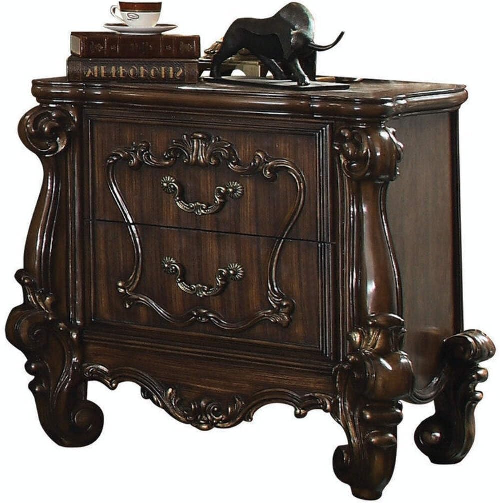 35' X 23' X 31' Bone White Wood Nightstand