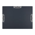Acocony 11X17 Clipboard Three Clip Super Tough Extra Large Clipboard Pp Plastic Not Fragile 11 X 17 Clipping Board Black Pack Of