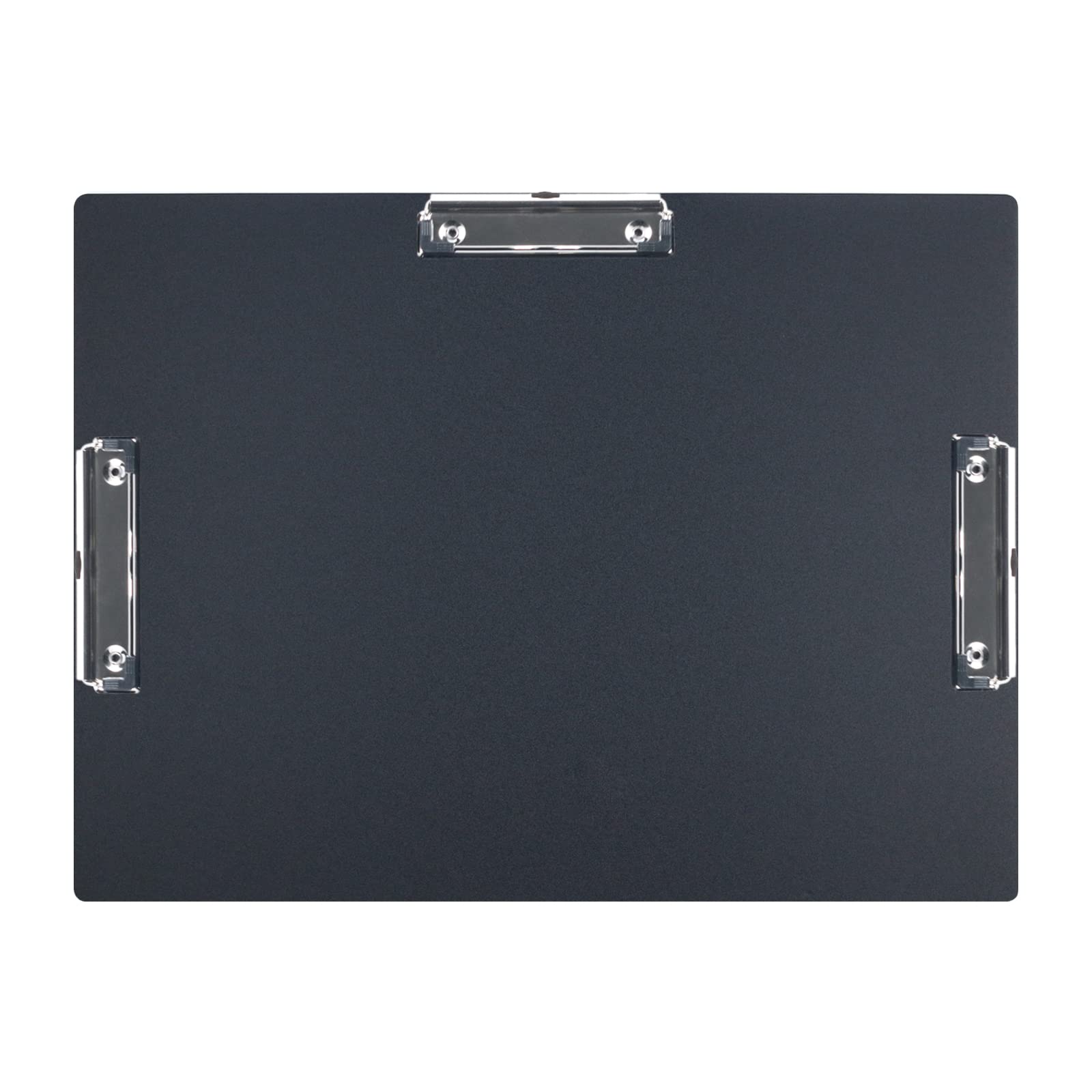 Acocony 11X17 Clipboard Three Clip Super Tough Extra Large Clipboard Pp Plastic Not Fragile 11 X 17 Clipping Board Black Pack Of