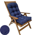 Gppsungd Waterproof Adirondack & Rocking Chair Cushion Indoor And Outdoor High Back Patio Cushions With Ties 43.3 X 19.7 Inch(Wi