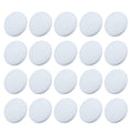 Outus 20 Pieces Door Knob Wall Protectors Wall Guards Stoppers Door Handle Bumper Self Adhesive Round Rubber Stop, White