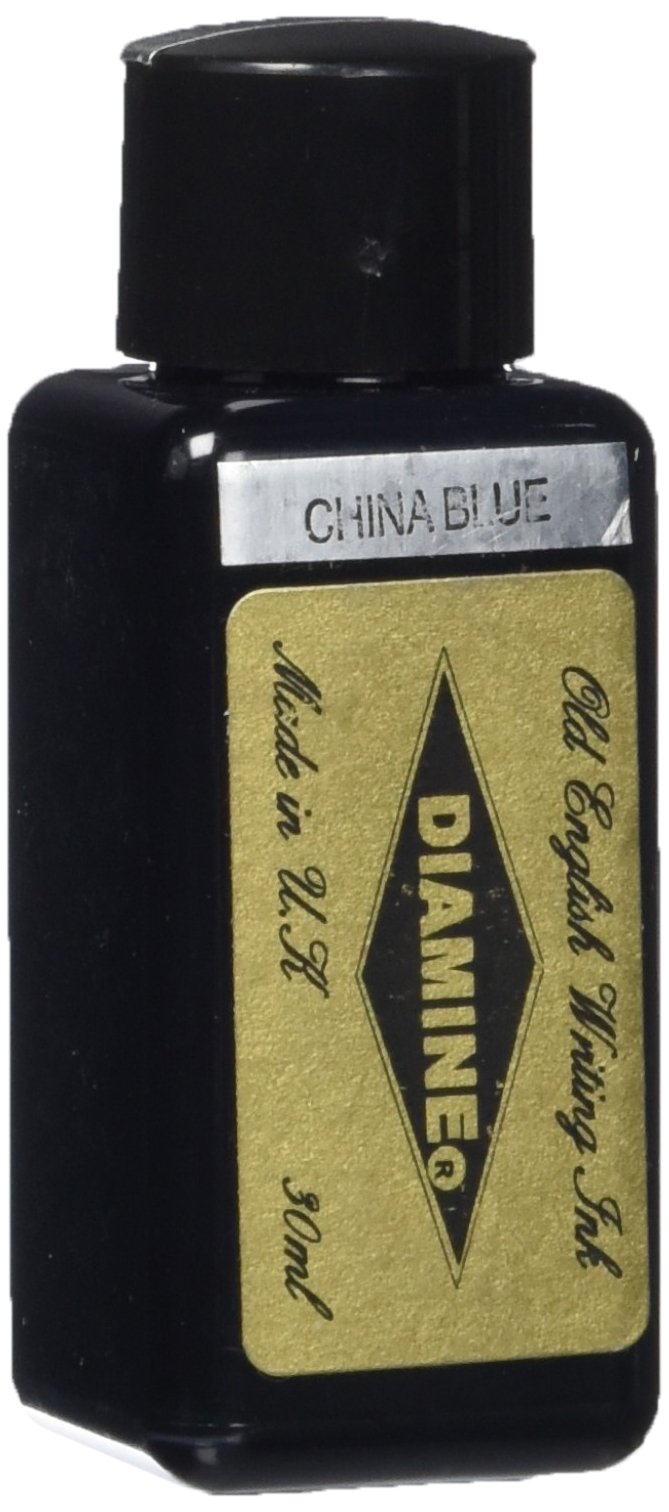 Diamine Bottle Ink, China Blue, 226, 1.0 Fl Oz (30 Ml)