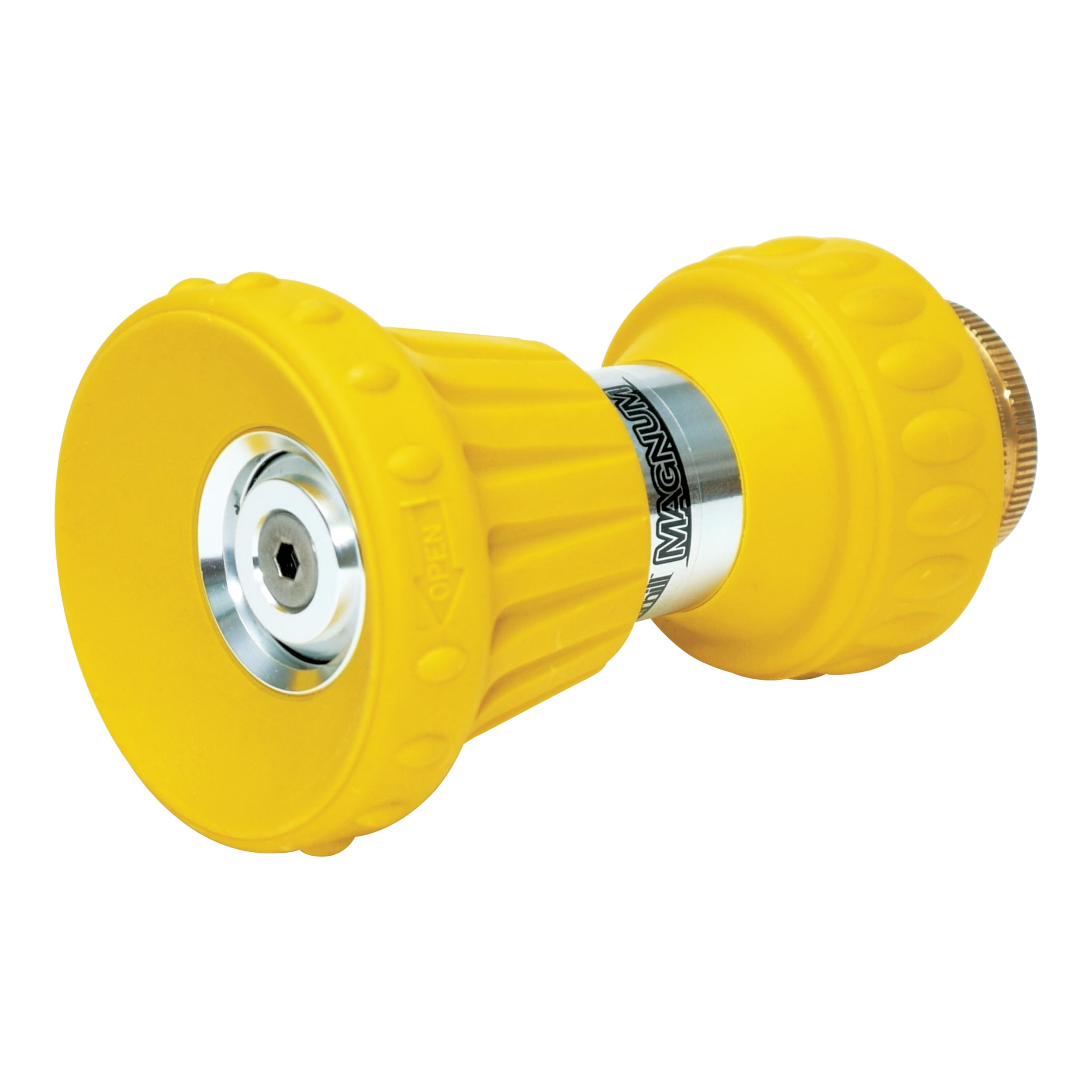 Underhill Garden Water Hose Nozzle, Sprayer, 37 Gpm 80 Psi, 3/4-Inch Thread Inlet, Jet, Soak, Fan, Attachment, Heavy-Duty Metal