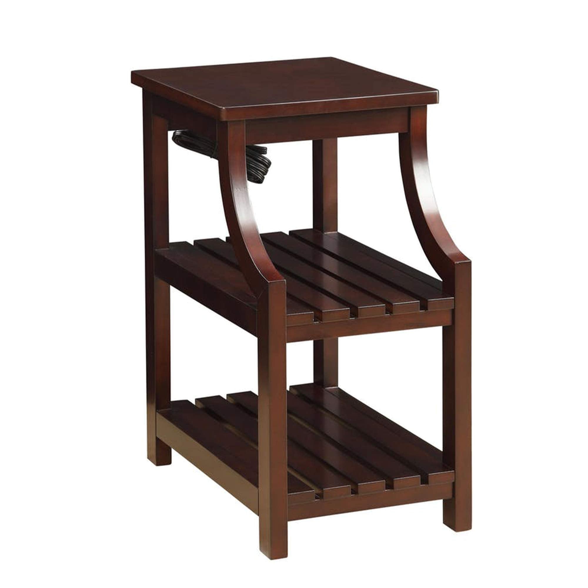Benzara Side Table, Brown