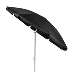 Oniva - A Picnic Time Brand Outdoor Canopy Sunshade Beach Umbrella 5.5' - Small Patio Umbrella - Beach Chair Umbrella, (Black)
