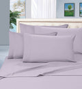 Elegant Comfort 6 Piece Wrinkle Resistant 1500 Premier Hotel Quality Ultra Soft Luxurious Bed Sheet Set, California King, Lilac