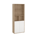 6 Shelf Boockase with 2 Doors, Home Office Storage