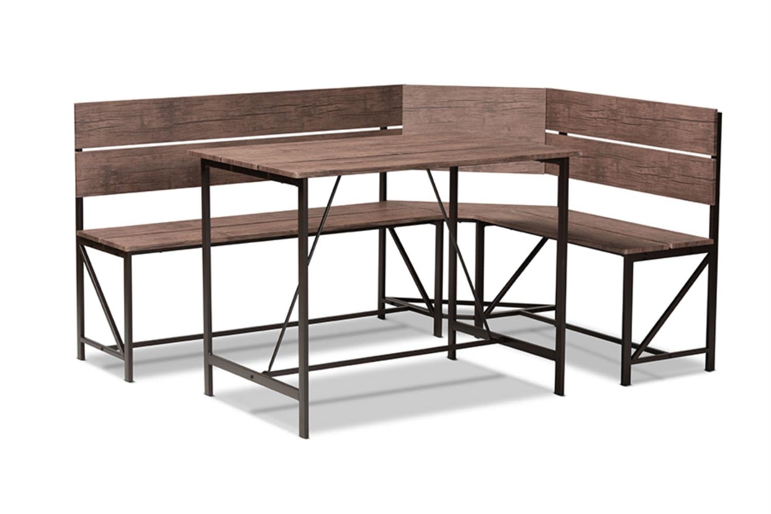 Baxton Studio Marston Dining Nook Set