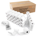 Tk Thermal King (48 Rolls) 2 1/4' X 150' Feet White Thermal Paper Adding Machine/Calculator Cash Register Pos Receipt, Fits All
