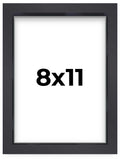 8x11 Shadow Box Frame Contemporary Black Finish | 1'' Depth of Usable Space| Interior Size 8x11 or 11x8 Inches| UV Resistant Acr