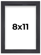 8x11 Shadow Box Frame Contemporary Black Finish | 1'' Depth of Usable Space| Interior Size 8x11 or 11x8 Inches| UV Resistant Acr