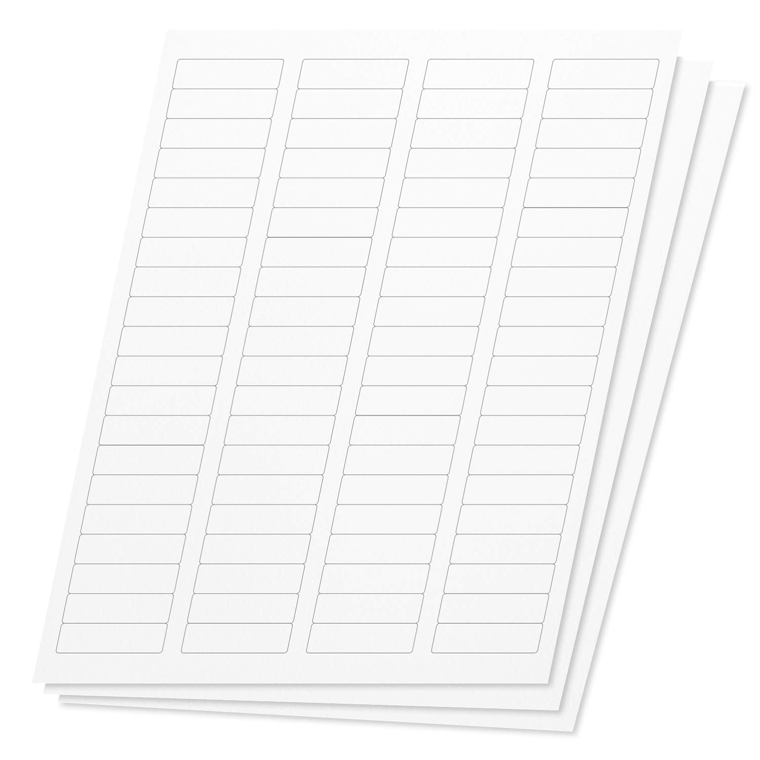 Officesmartlabels Rectangular 1/2 X 1-3/4 Inch Return Address Labels For Laser & Inkjet Printers, 0.5 X 1.75 Inch, 80 Per Sheet,