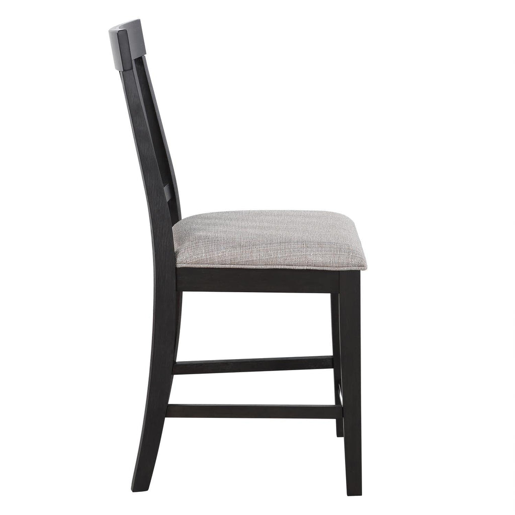 Steve Silver Halle Ebony and Light Gray 7-Piece Dining Set HE555-C7PC