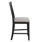 Steve Silver Halle Ebony and Light Gray 7-Piece Dining Set HE555-C7PC