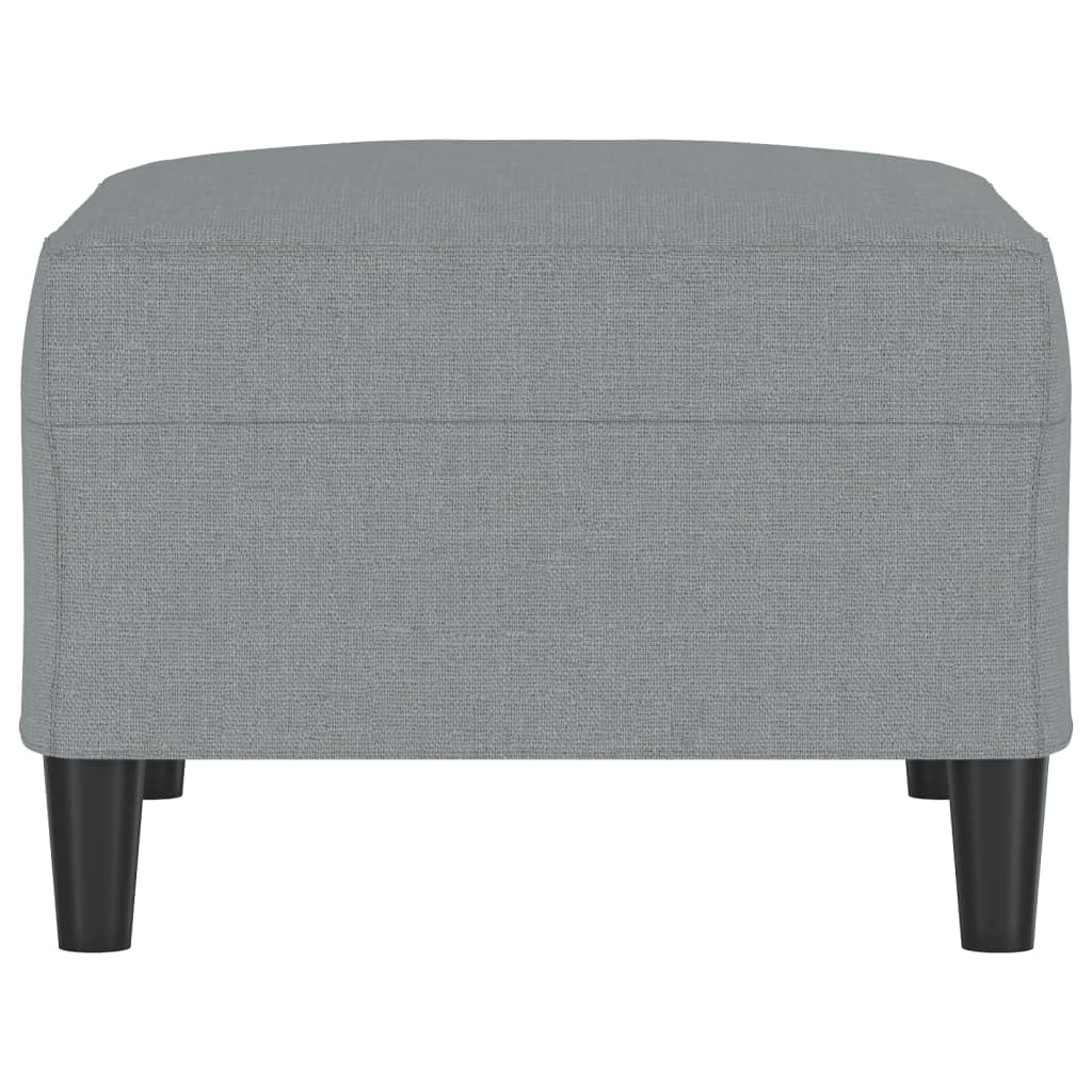 Vidaxl Footstool Light Gray 27.6''X21.7''X16.1'' Fabric