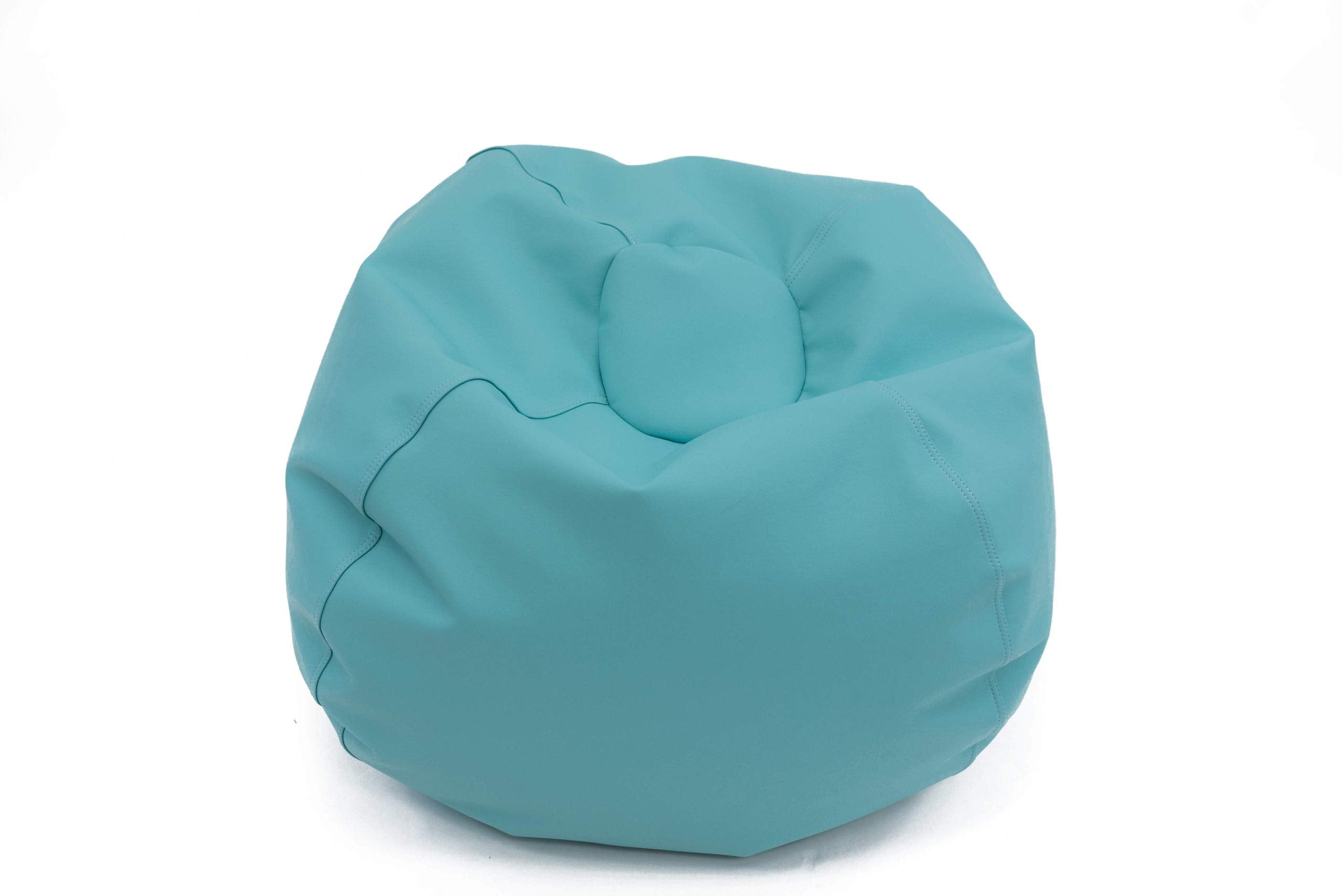 Children's Factory Go2 Bean Bag, Aqua, CF610-248, 35'' Kids Reading Chair, Toddler Playroom and Preschool Beanbag, Flexible Seat