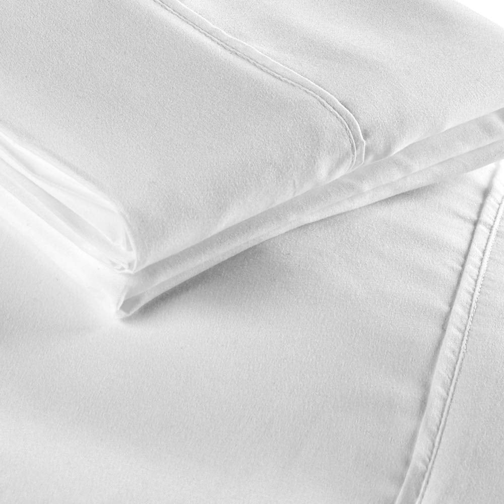 Fabrictech International 100% Cotton 2-Piece Pillowcase Set, Enveloping Design, Queen, White (PCSCTNPC-Q-WH)