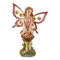Koehler 10017858 10.75 Inch Pink Fairy Solar Garden Statue, No Size