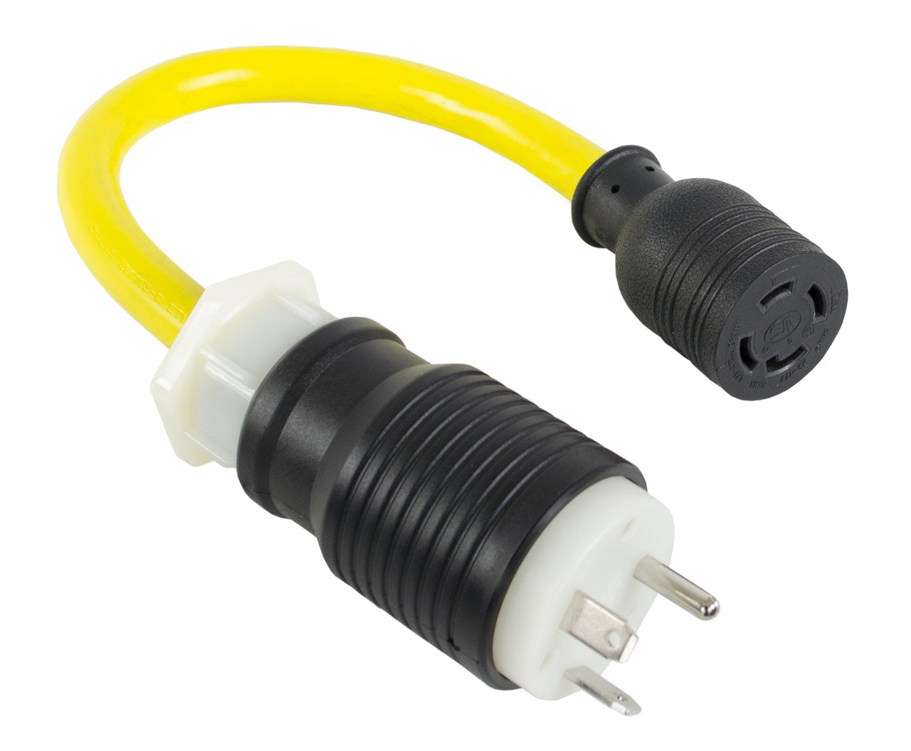 Conntek Ptt30L1430 1.5-Feet Generator Locking Adapter Rv 30-Amp Plug To 30-Amp 125/250-Volt L14-30R Female