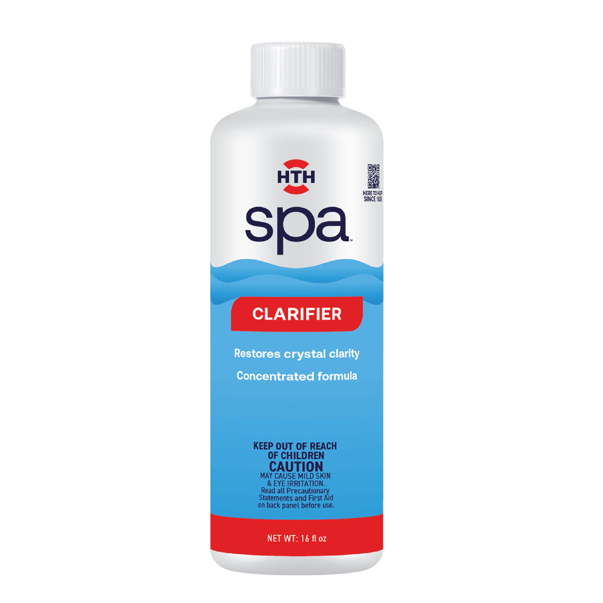 Hth Spa 86121 Clarifier, Concentrated Spa & Hot Tub Chemical For Crystal Clear Water, 16 Oz