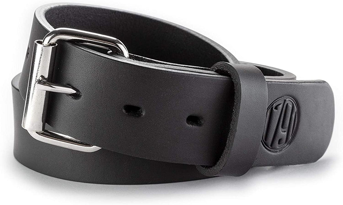 1791 Gunleather Gun Belt - Concealed Carry Ccw Belt - Heavy Duty 14 Oz Leather Belt, Stealth Black 52 (Size 48 Pants)