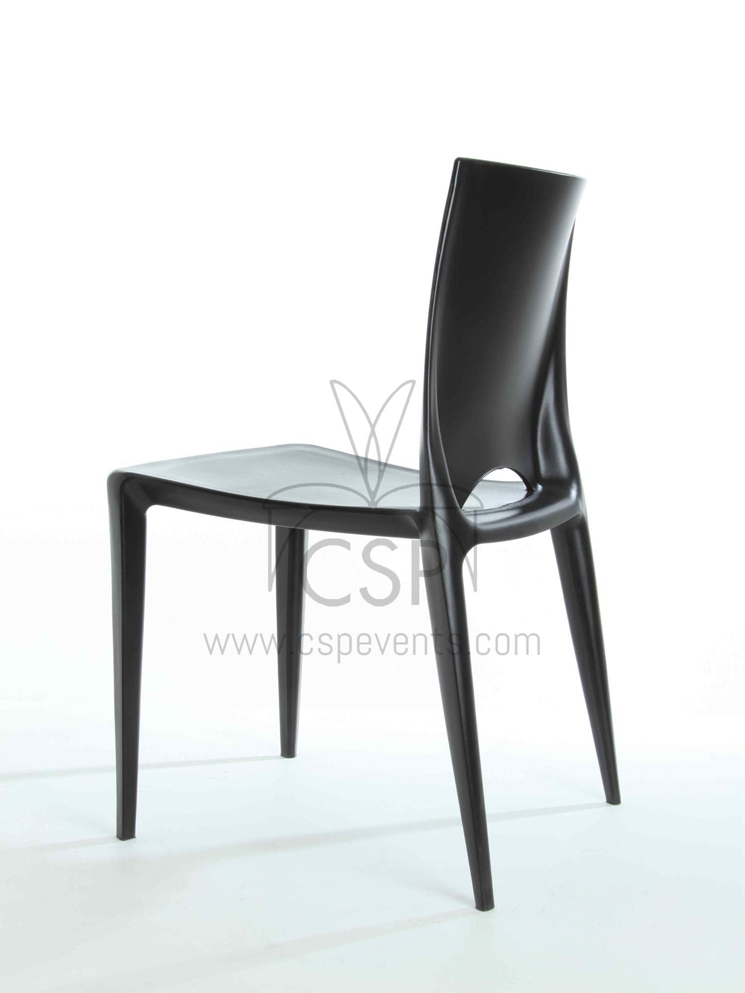Commercial Seating Products Crescent Black Dining Chairs