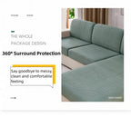 Jonuiony Universal Sofa Slipcover, 2024 Wear-Resistant Sofa Cover, L Shape Sectional Headrest Couch Cover, Sofa Head Rest Cushio