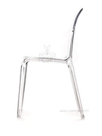 Commercial Seating Products Polycarbonate Genoa Chairs, Clear