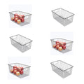 16inch Upright Freezer Organizer Baskets for 1314,1621 cu.ft Standup Freezer, Settle freezer chaos and reduce food waste effec