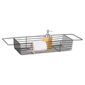 Navaris Wire Bath Tray - Metal Bathtub Caddy Rack - Over Bath Tub Bridge Organizer Storage Shelf - Bath Accessories Holder Baske