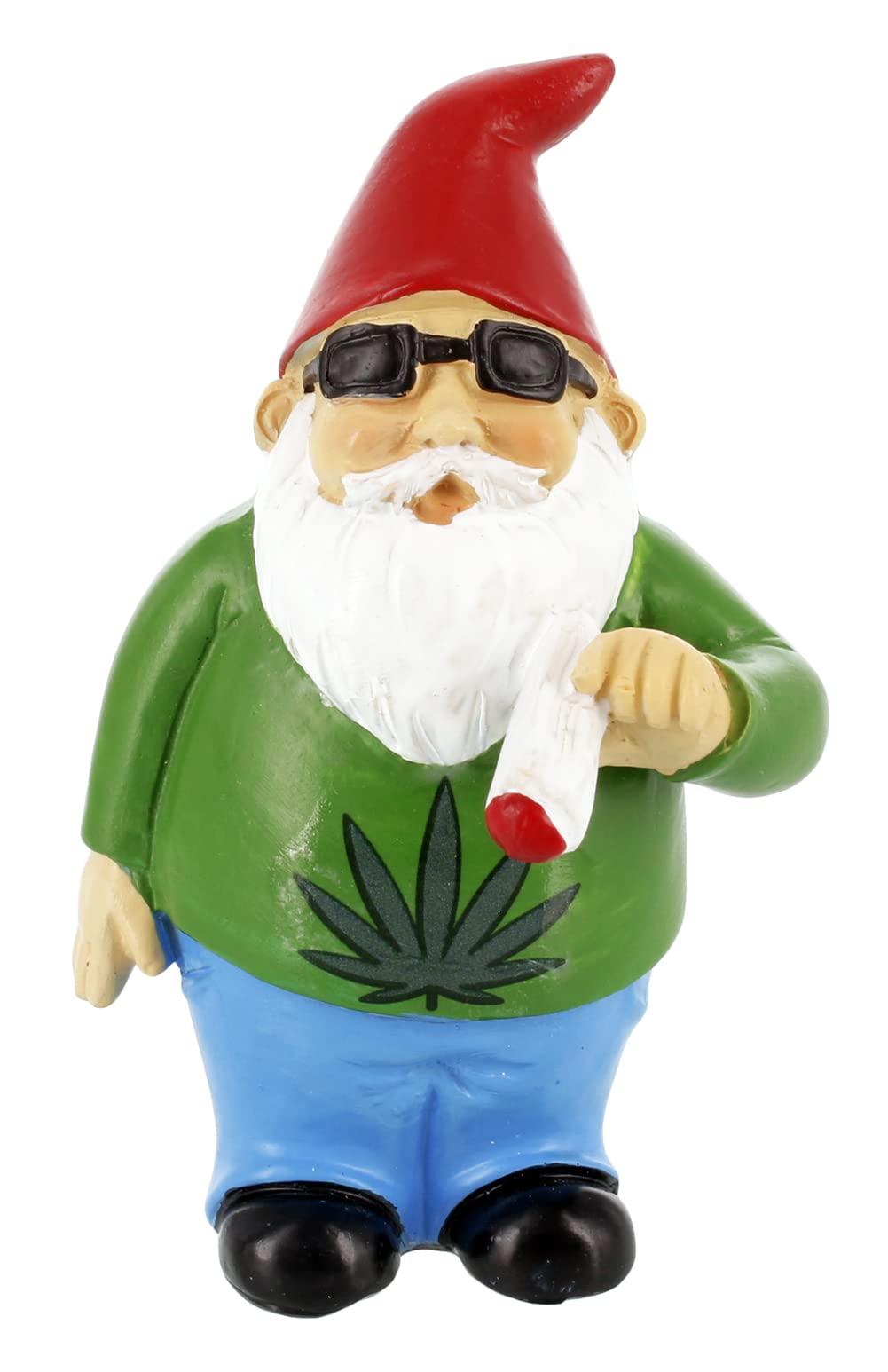 Gnometastic Mini Gnomes - Smoking Gnome, 3.5In Tall - Naughty Garden Gnomes For Fairy Garden, Planters Or Indoor, Outdoor Funny