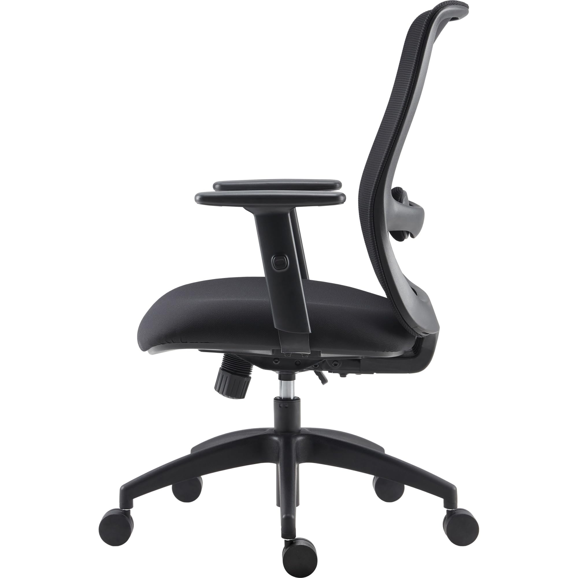 Lorell LYS SOHO Collection Lifting Armrest Staff Chair