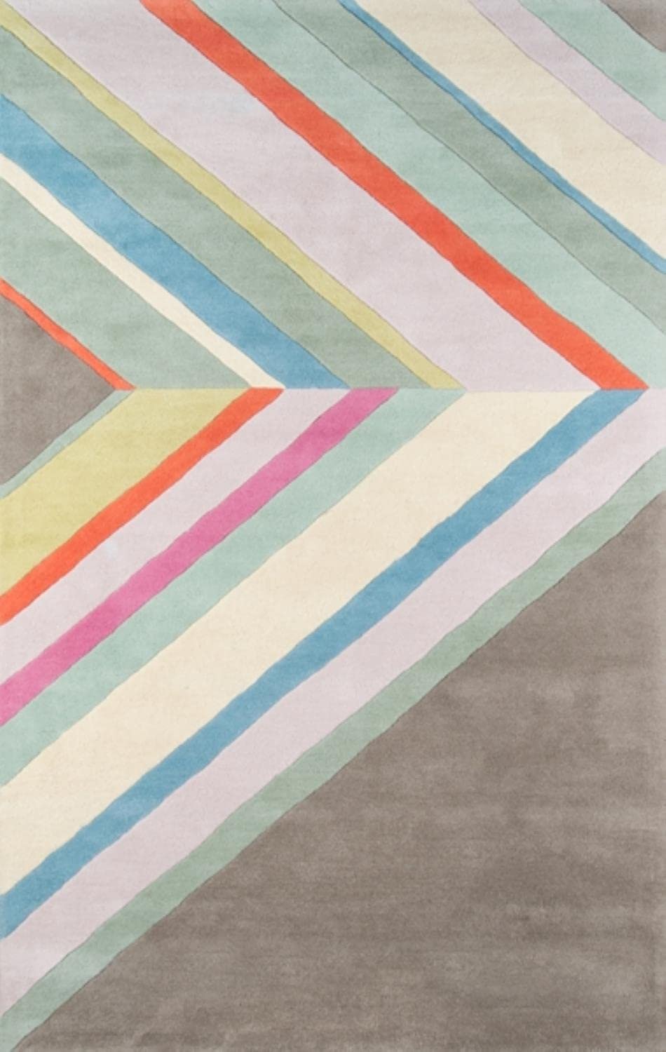 Novogratz By Momeni Delmar Ultralight Grey Runner Area Rug 23 Inch  X 80 Inch